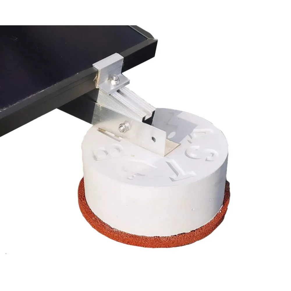 Ballast for rooftop solar power plants